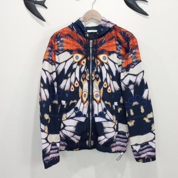 Givenchy Multicolor Print Hooded Zip Front Jacket - XXL - Picture 13 of 13